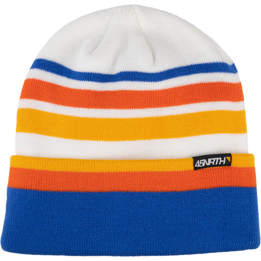 45NRTH Dawning Beanie - Yellow/Orange/Blue, One Size