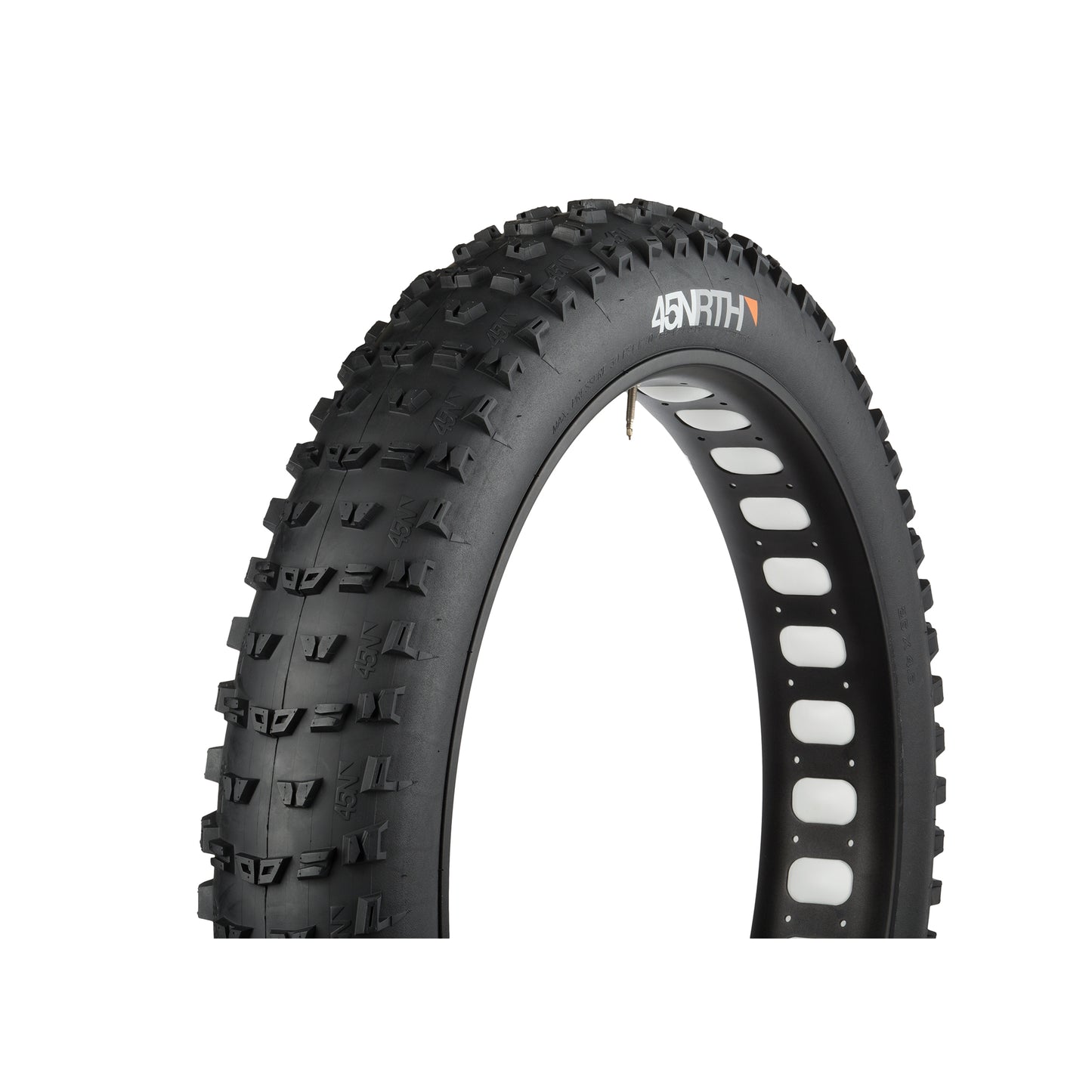 45NRTH Dunderbeist Tire three-quarter view showing tread and sidewall