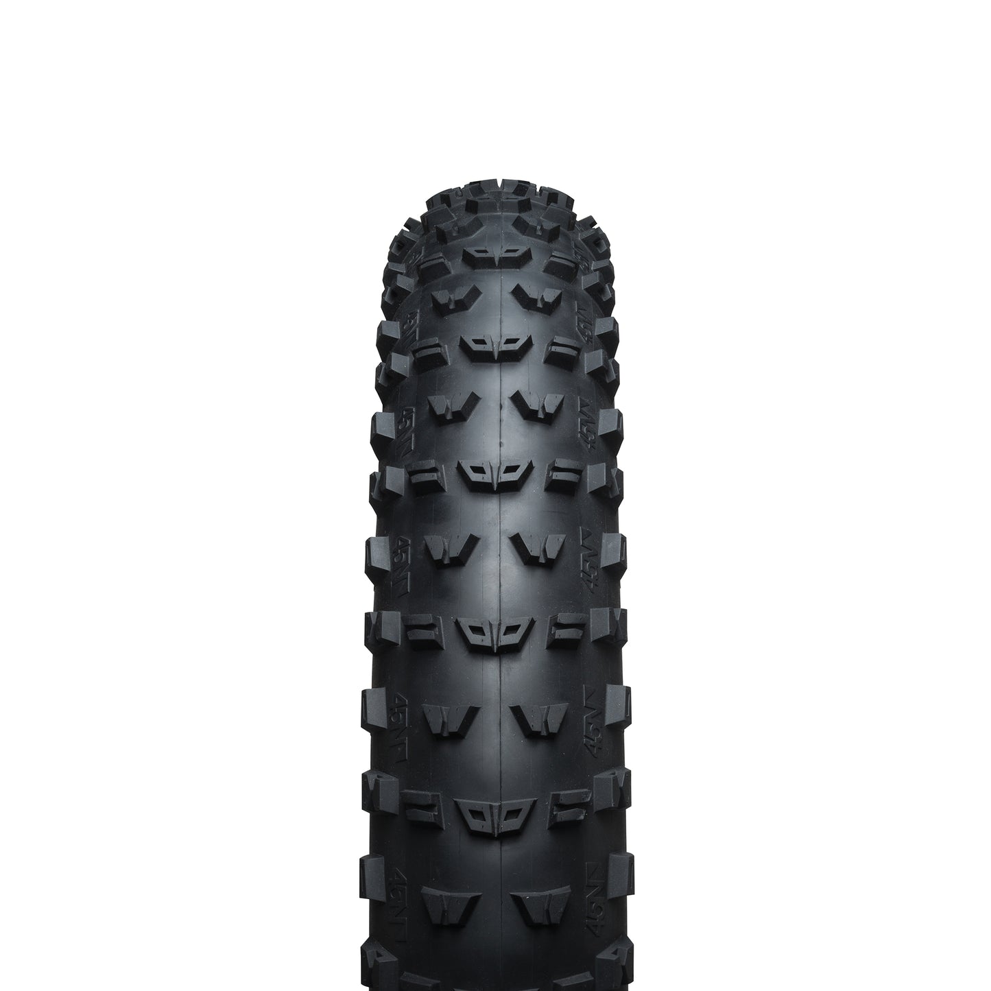 45NRTH Dunderbeist Tire straight on view showing tread pattern