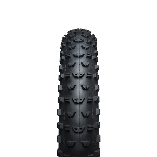 45NRTH Dunderbeist Tire straight on view showing tread pattern