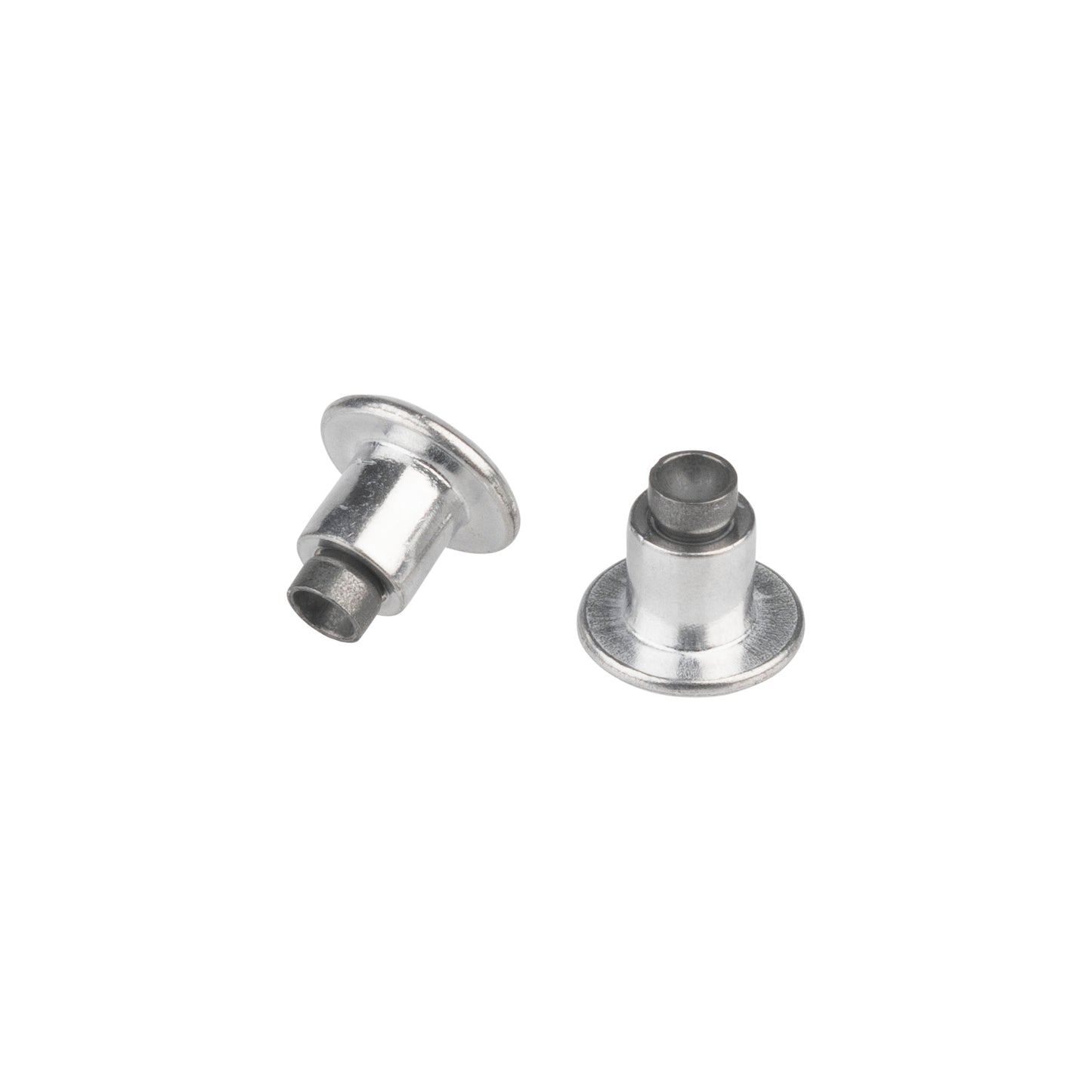 45NRTH Large Concave Carbide Aluminum Studs top and side view