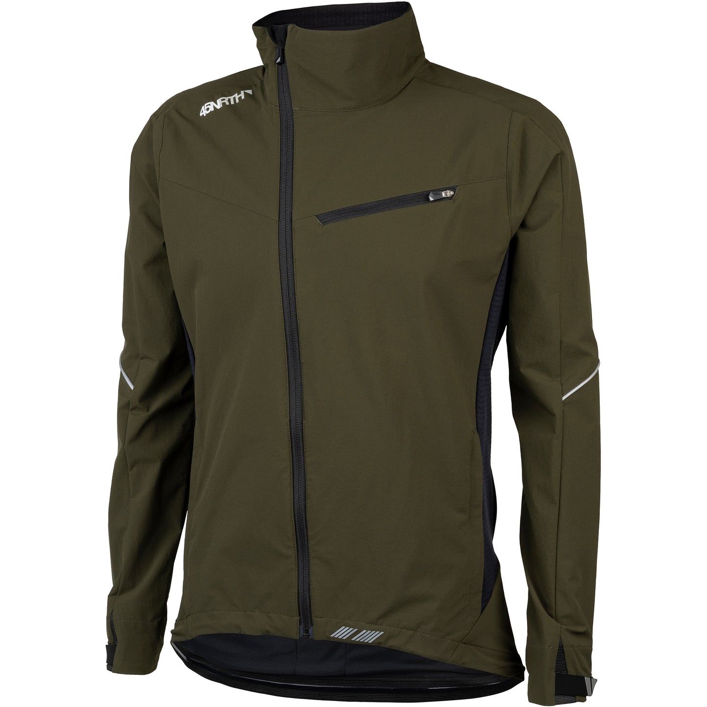 45NRTH Naughtvind Jacket Men's green front view