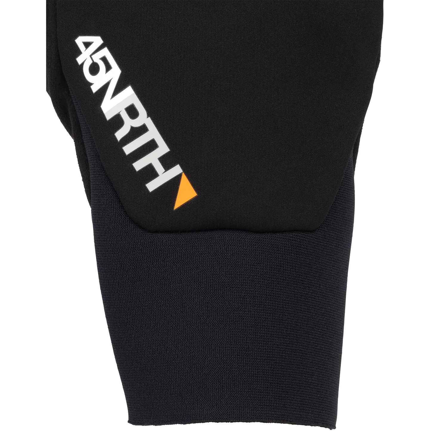 45NRTH Nokken Gloves black back of hand detail 45NRTH logo and cuff