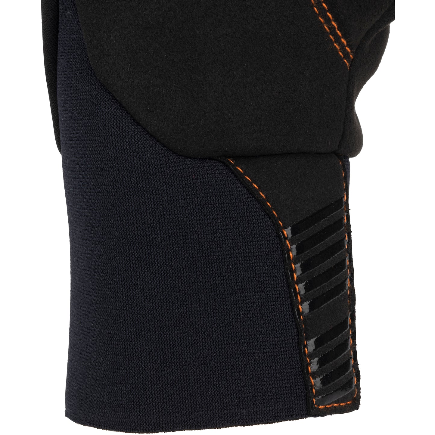 45NRTH Nokken Gloves black back of cuff detail
