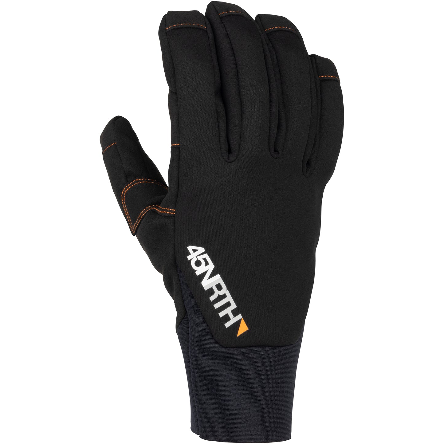 45NRTH Nokken Gloves black back of hand view showing 45NRTH logo