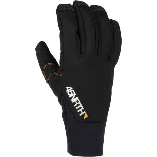 45NRTH Nokken Gloves black back of hand view showing 45NRTH logo
