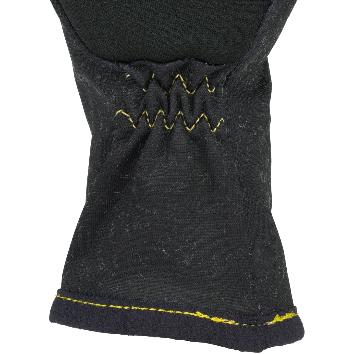 45NRTH Risor Liner Glove black palm side view elastic and cuff detail