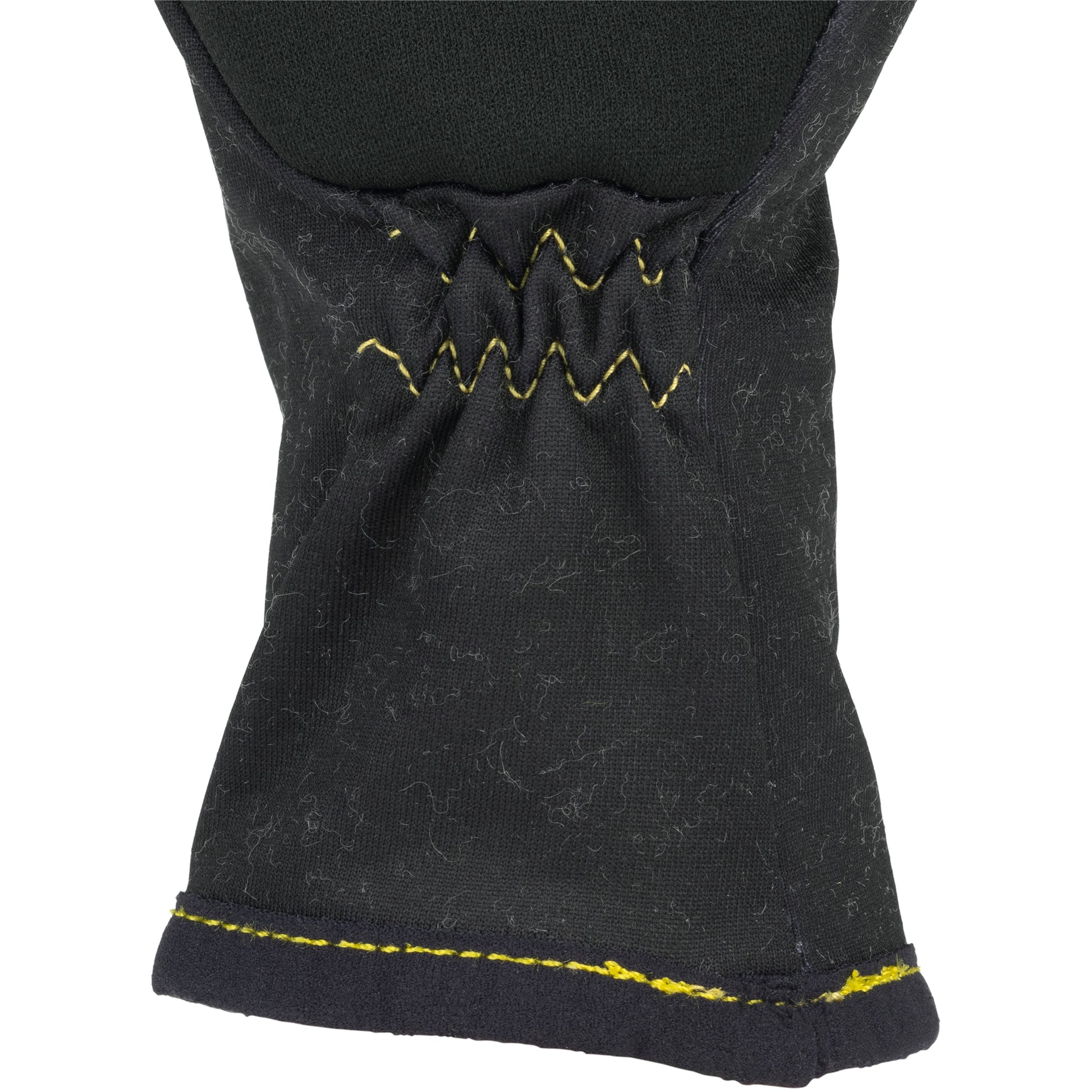 45NRTH Risor Liner Glove black palm side view elastic and cuff detail