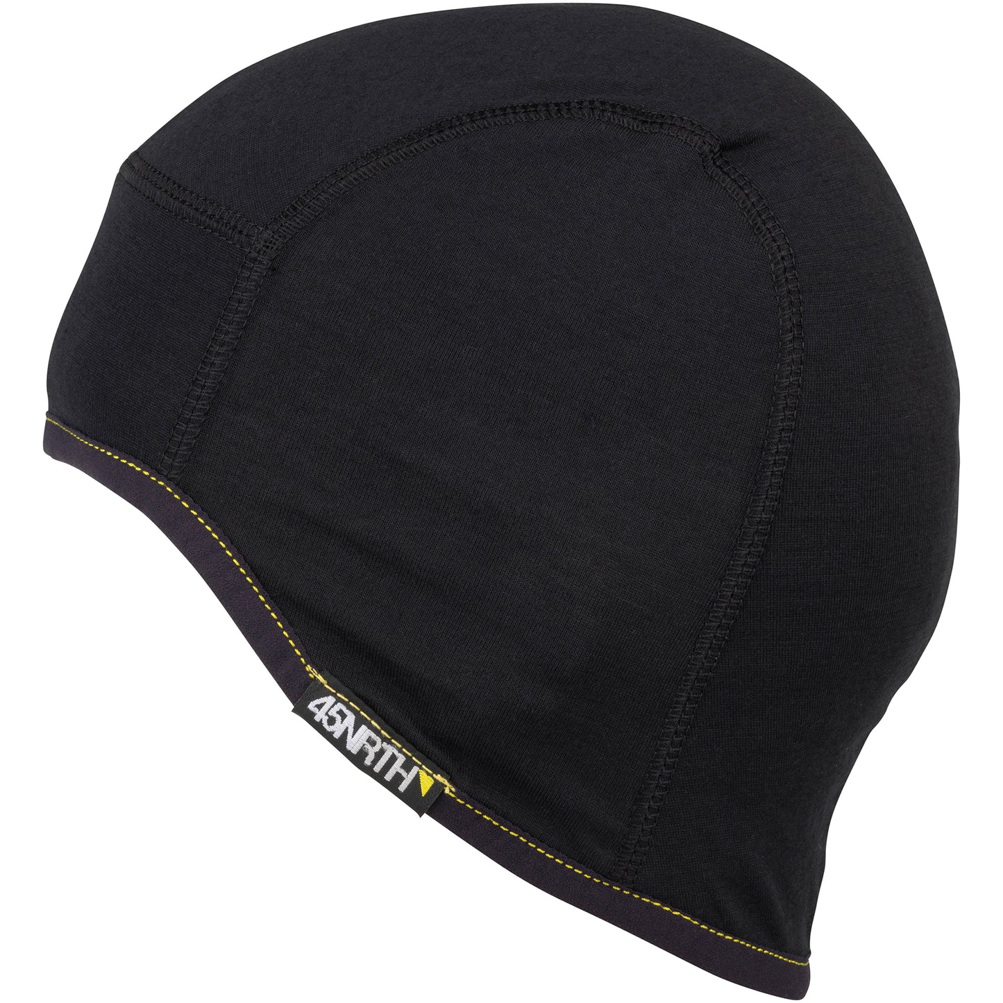 45NRTH Stavanger Lightweight Wool Cycling Cap side view showing 45NRTH logo on side edge