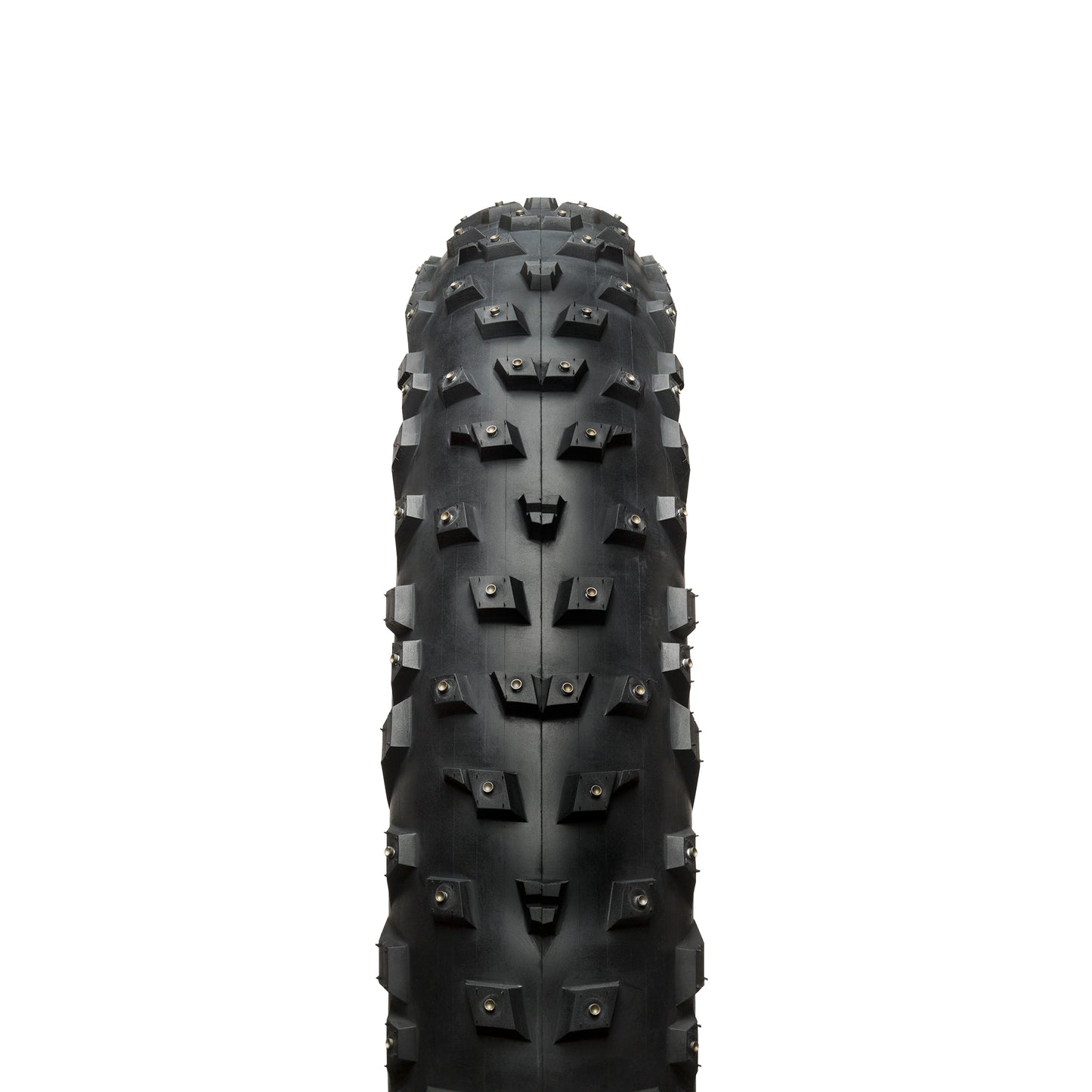 45NRTH Wrathchild Fat Tire Studded straight-on view showing tread