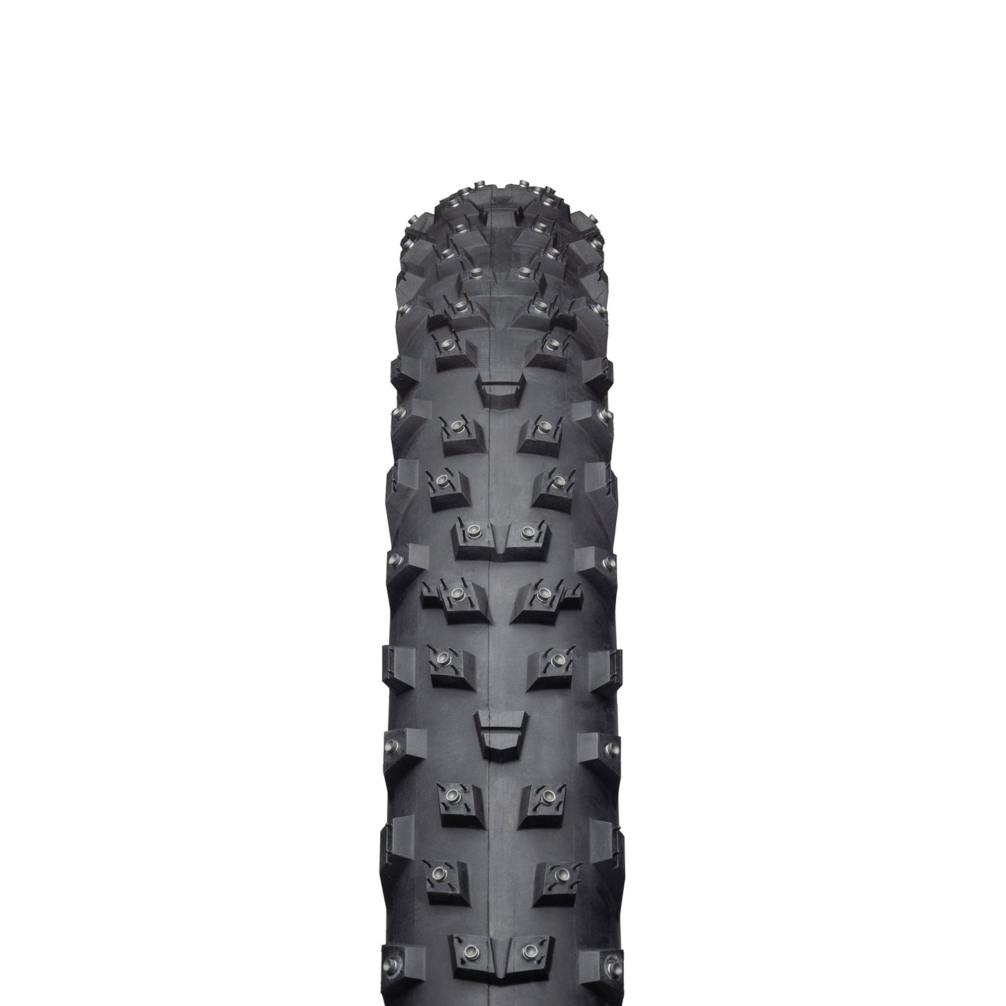 45NRTH Wrathchild Studded Trail Tire straight-on view showing tread and studs