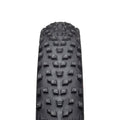 45NRTH Wrahlorde Studded Fat Tire straight-on view showing tread