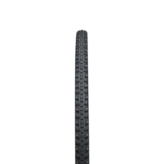 45NRTH Xerxes Tire studded straight-on view showing tread
