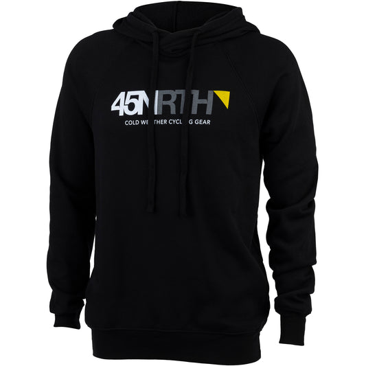 45nrth Logo Pullover Hoodie - black - front view
