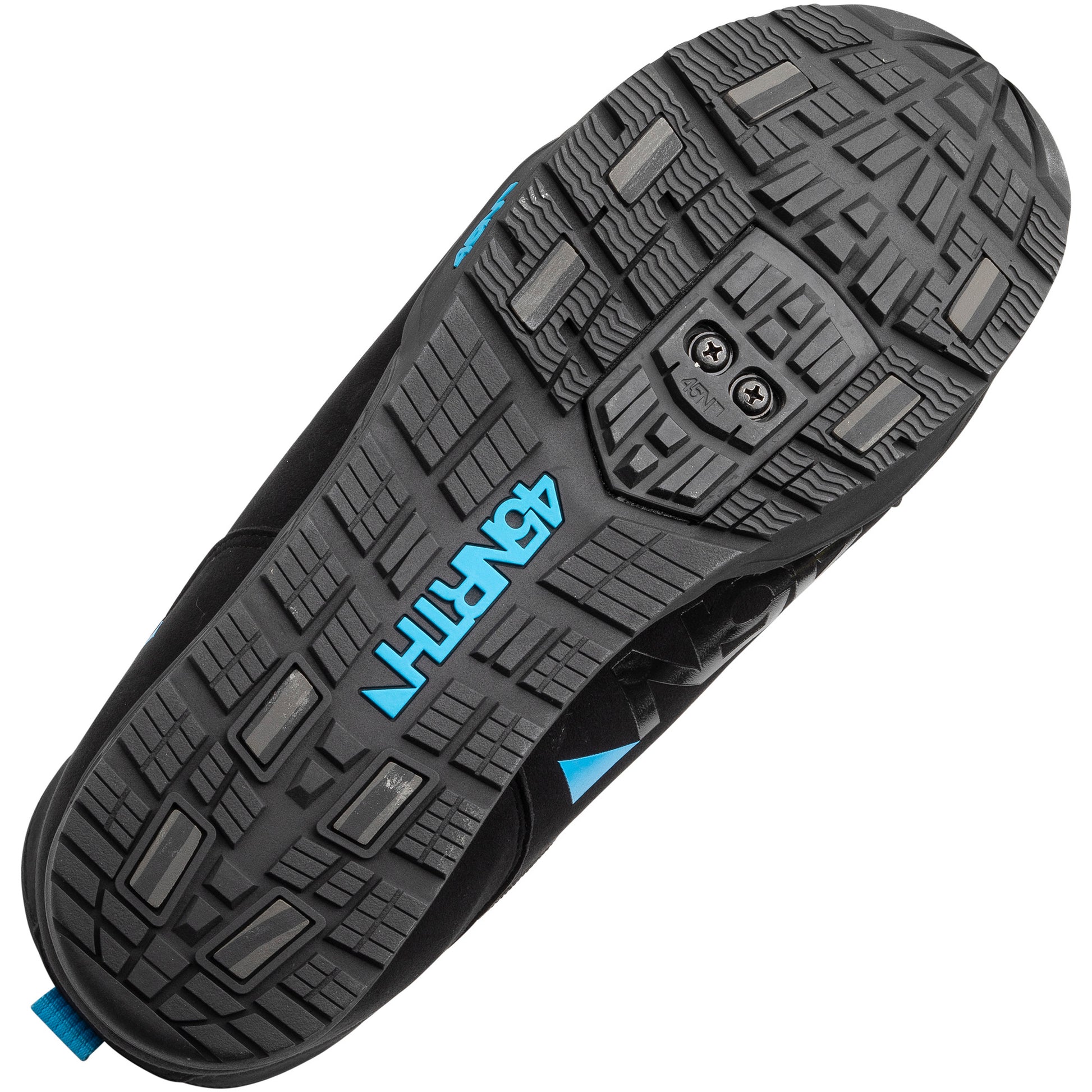 45nrth Wolfgar Cycling Boot - Black - bottom tread detail view