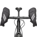 45nrth Draugenklaw Drop Bar Pogies- Black - Front view on handlebars