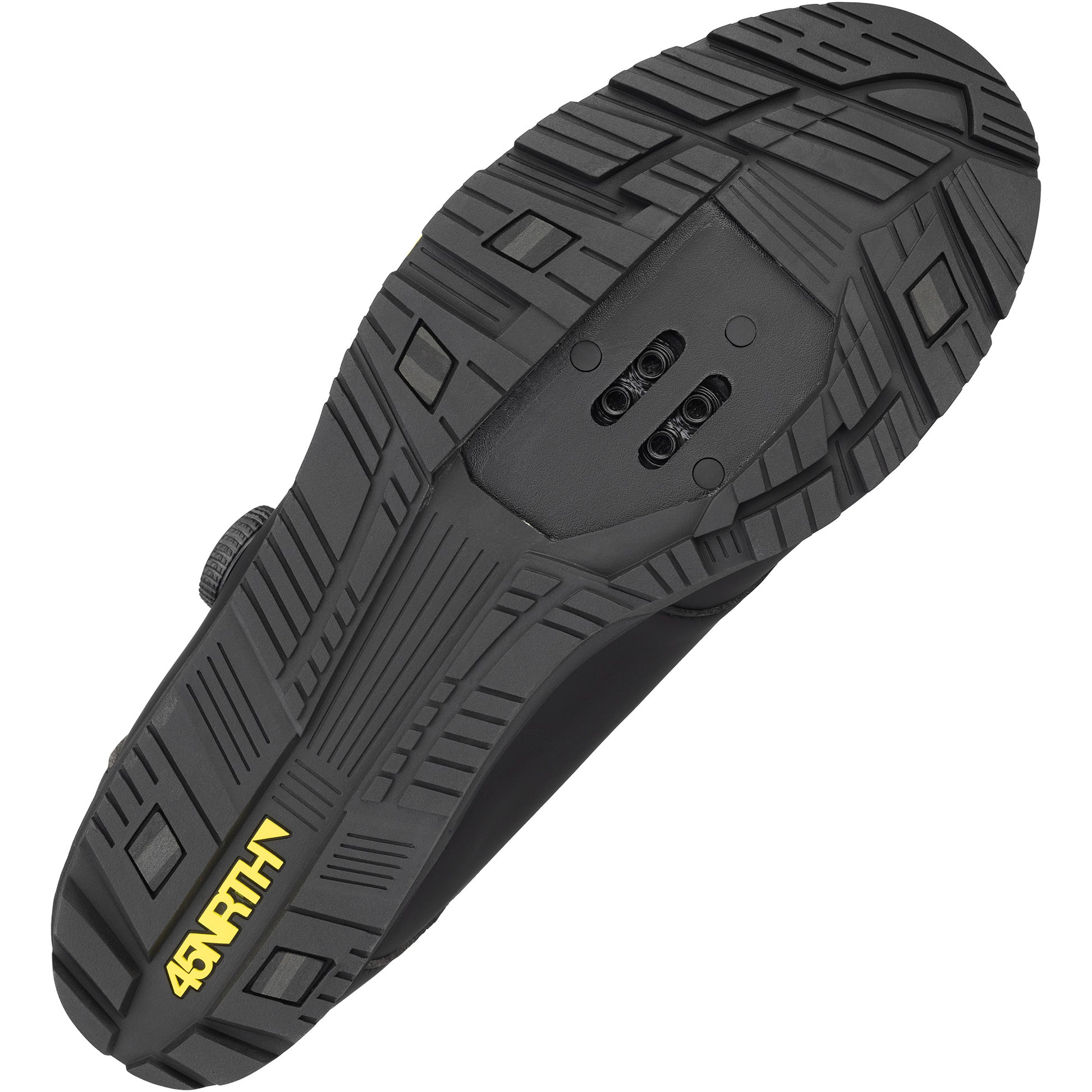 45nrth Ragnarok Cycling Boot - Black - Bottom tread view