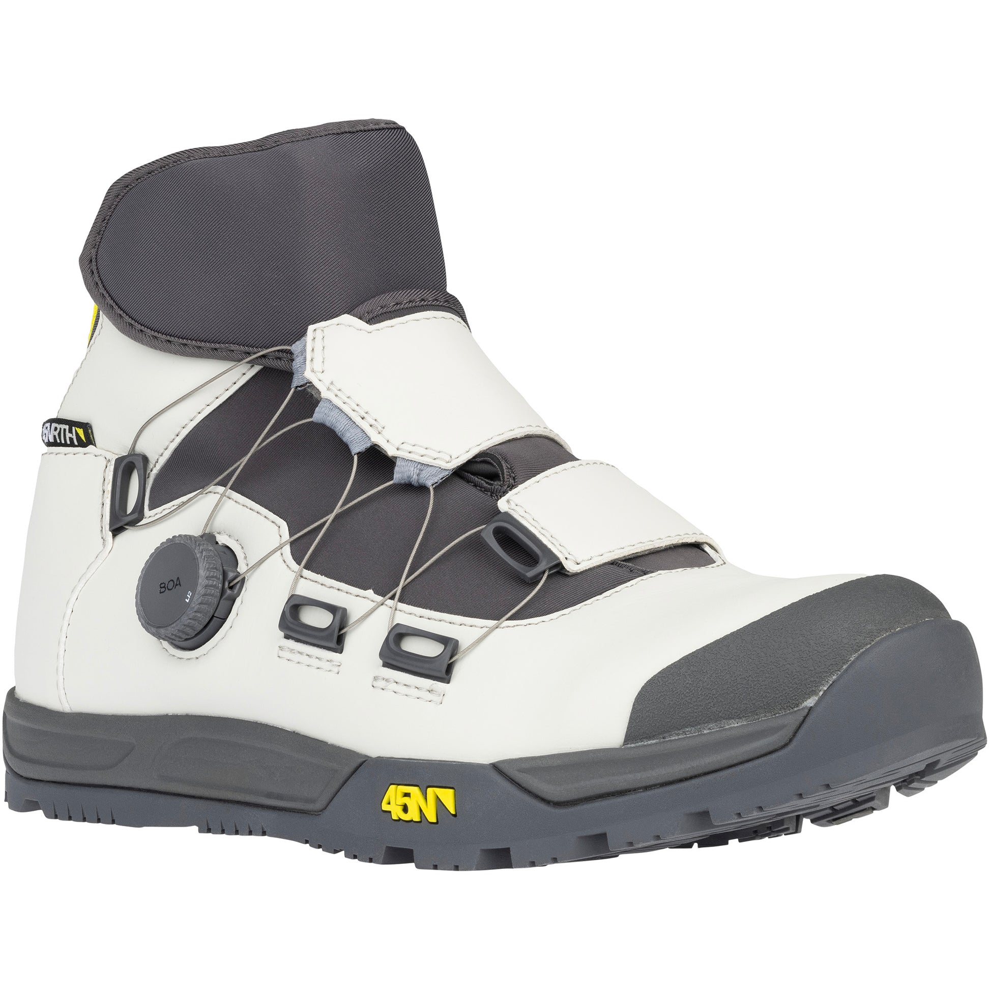 45nrth Ragnarok Cycling Boot - Grey - front three quarter view