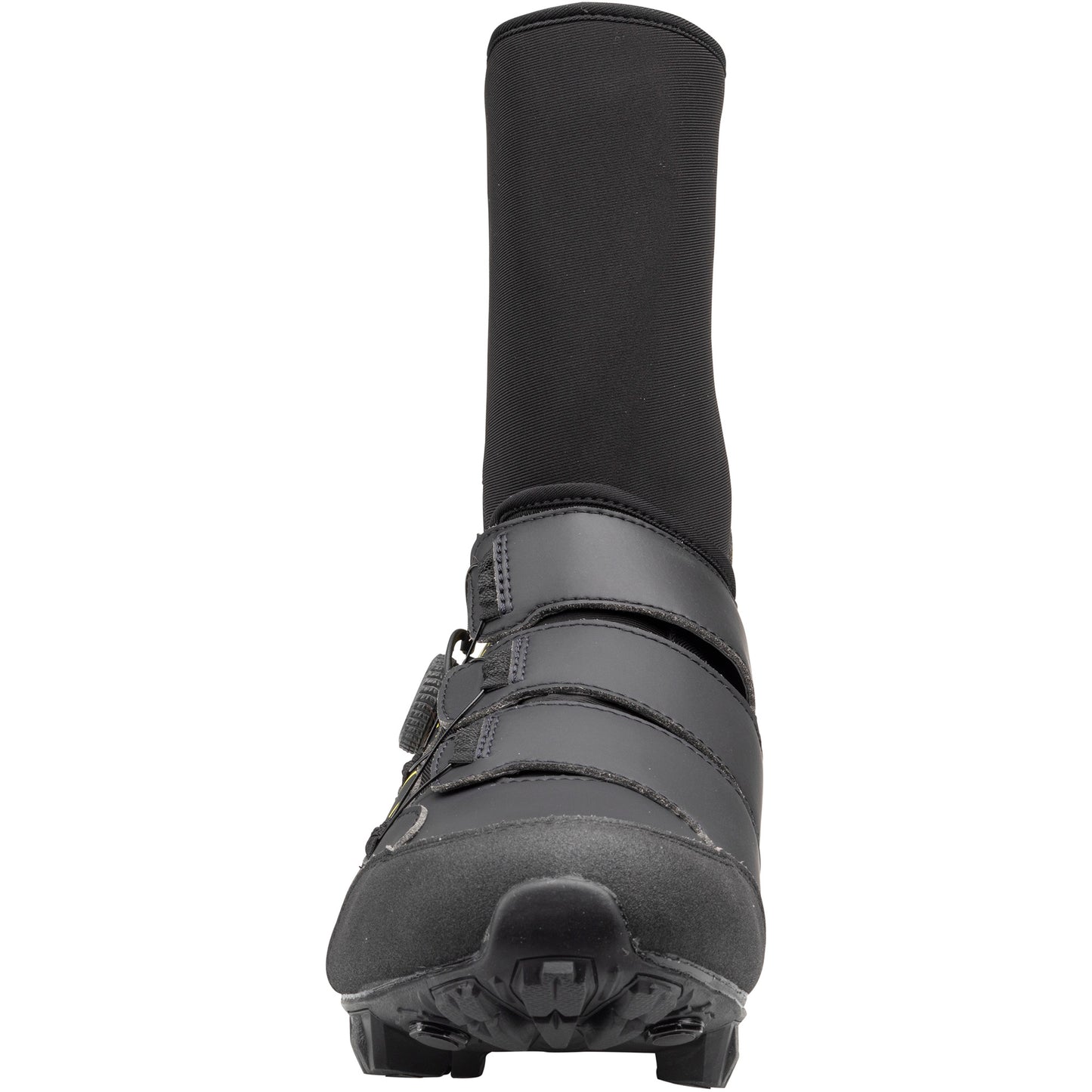 45nrth Ragnarok Tall Cycling Boot - Black/Yellow - front view