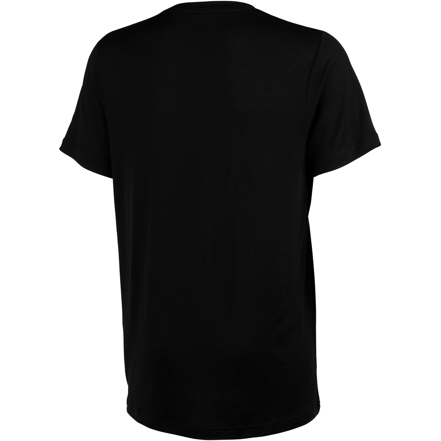 45nrth Rune Merino Wool Tshirt - Black with logo - rear view