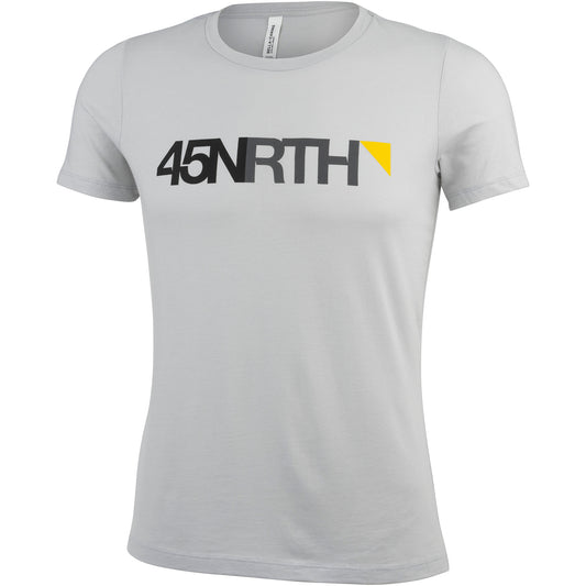 45nrth Winter Wonder T-Shirt - Grey with logo - front view