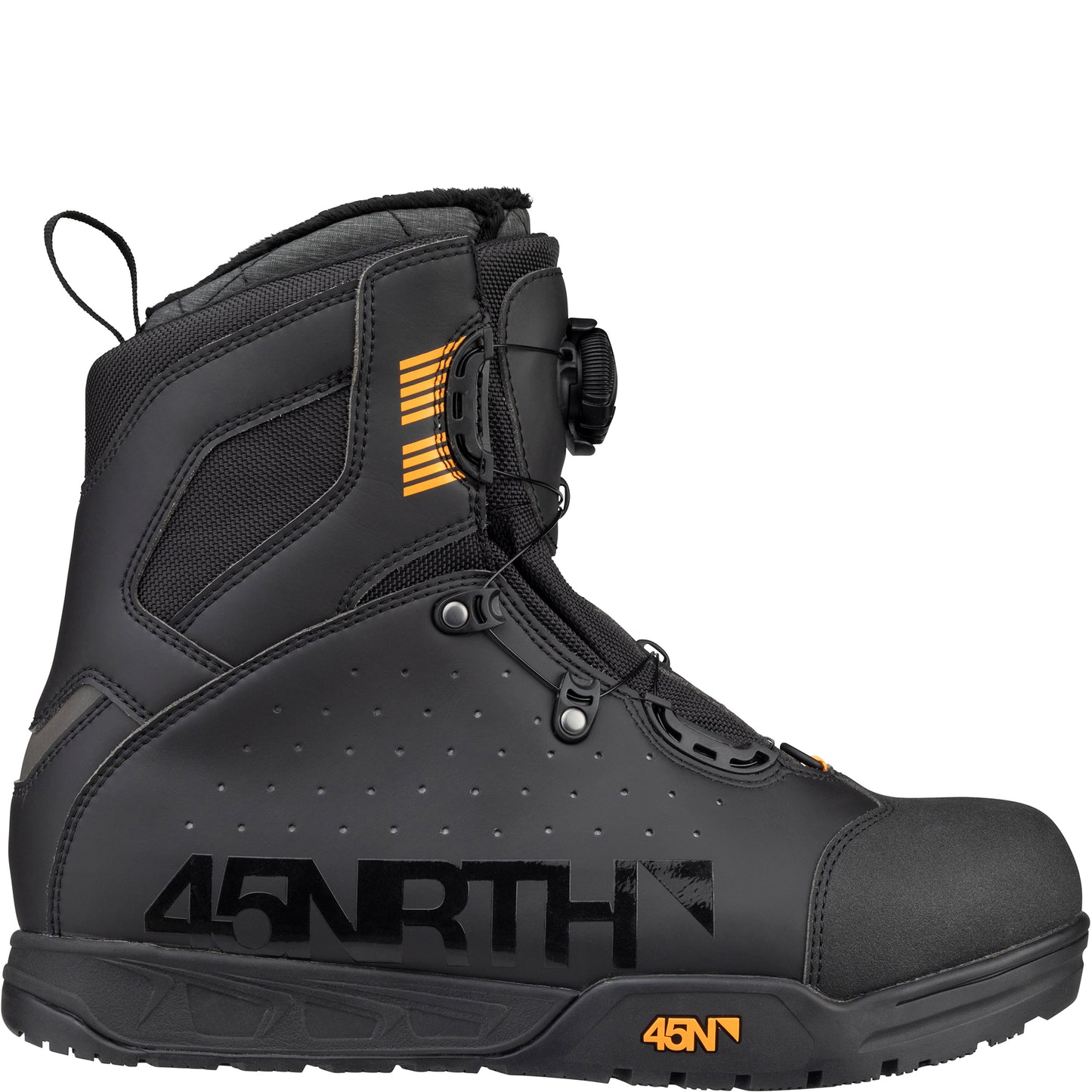 45nrth Wolvhammer Cycling Boot - Black - Side view