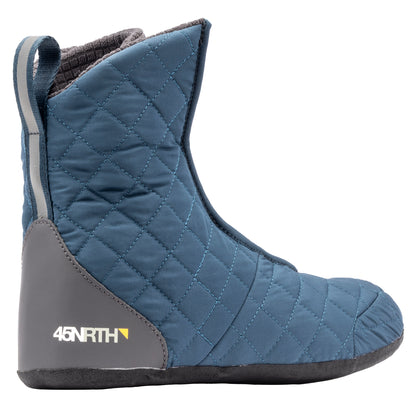 45nrth Wolvhammer Cycling Boot Liner - Slate - Rear three quarter view