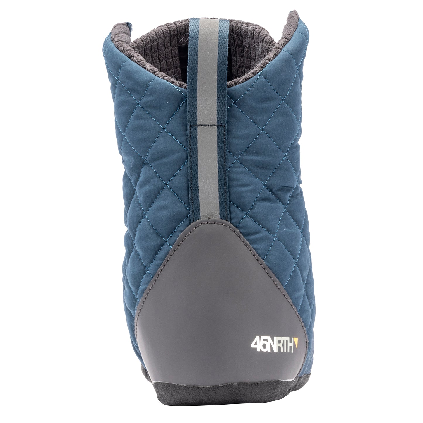 45nrth Wolvhammer Cycling Boot Liner - Slate - Back heel view