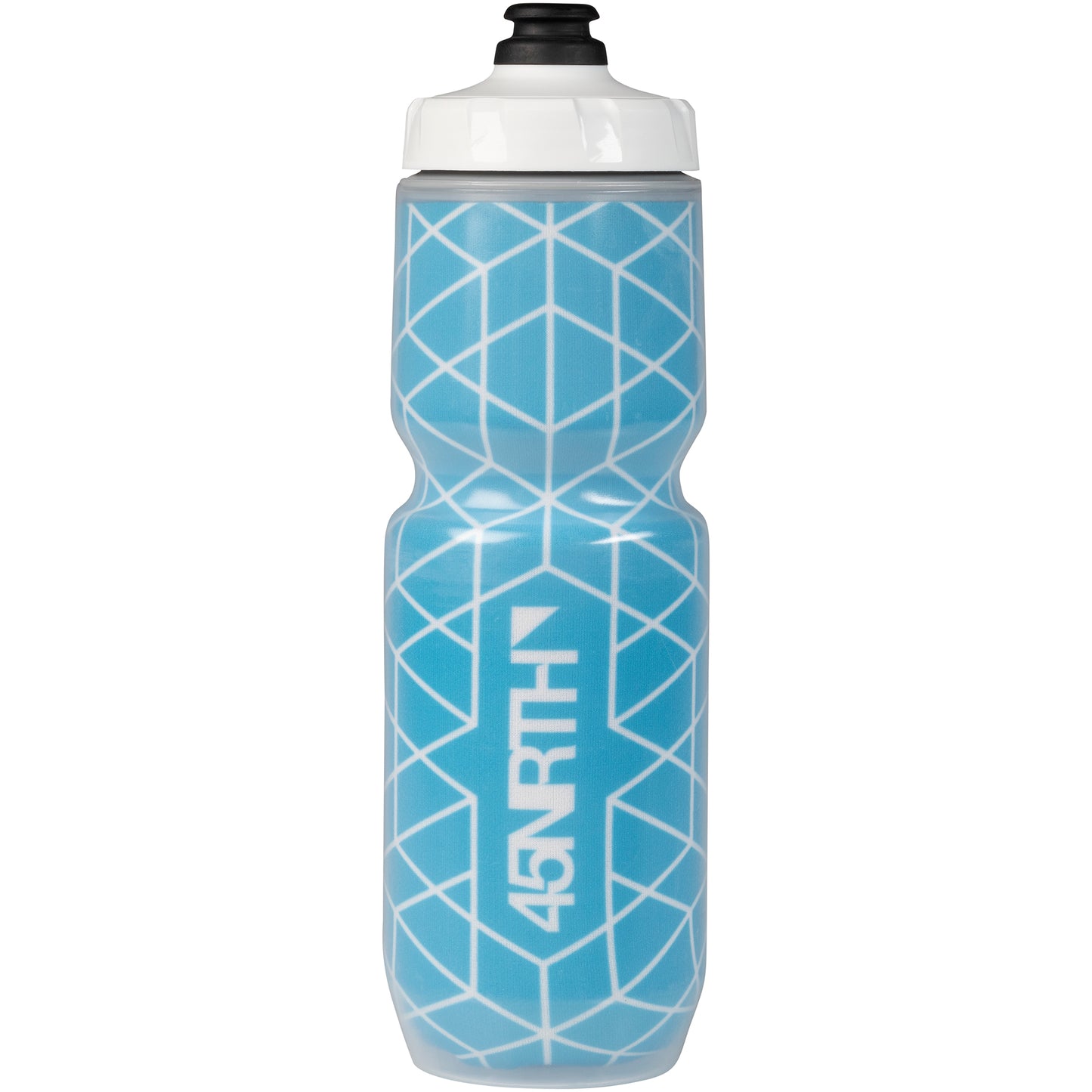 45NRTH Decade Insulated Water Bottle straight-on view showing 45NRTH logo