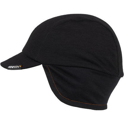 45NRTH Greezy Cap black side view showing 45NRTH logo on visor