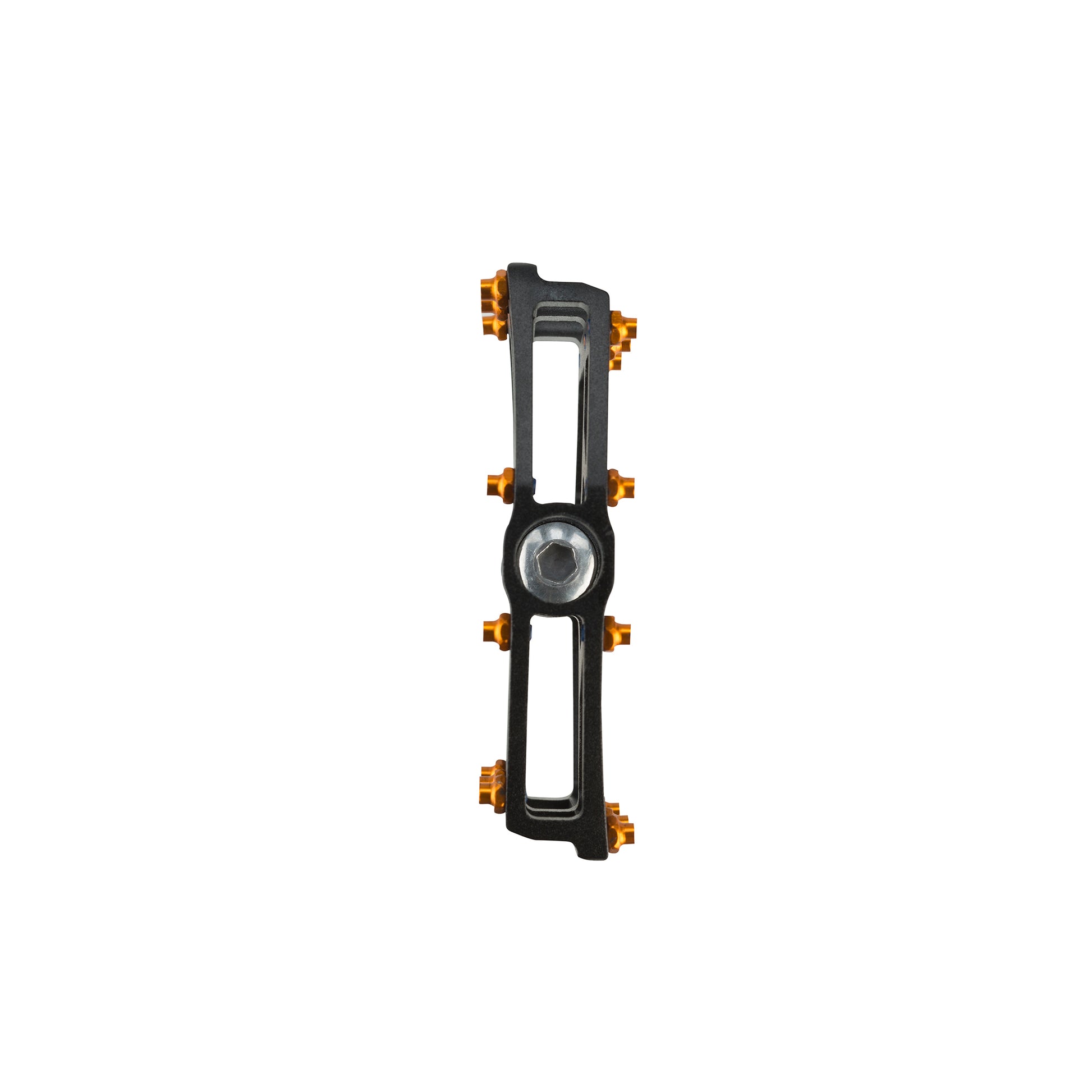 45NRTH Heiruspecs Pedal side view showing concave platform and pin height