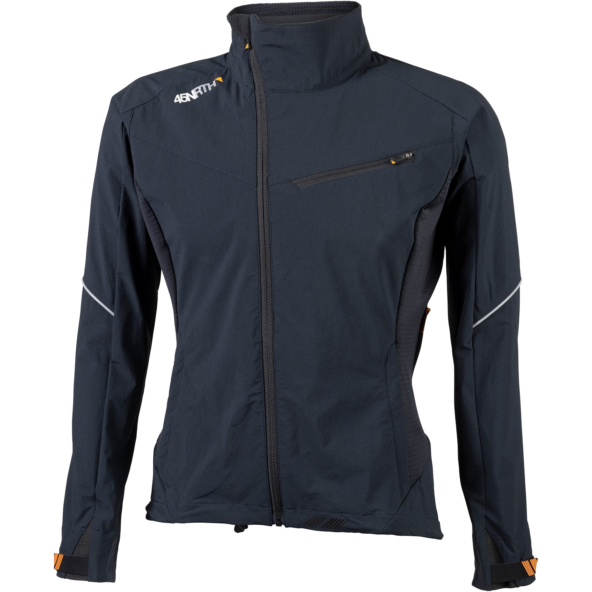 45NRTH Naughtvind Jacket Men's black front view