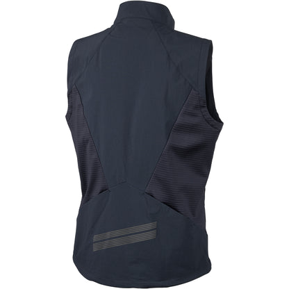 45NRTH Naughtvind Vest back view showing rear pockets and reflective lines