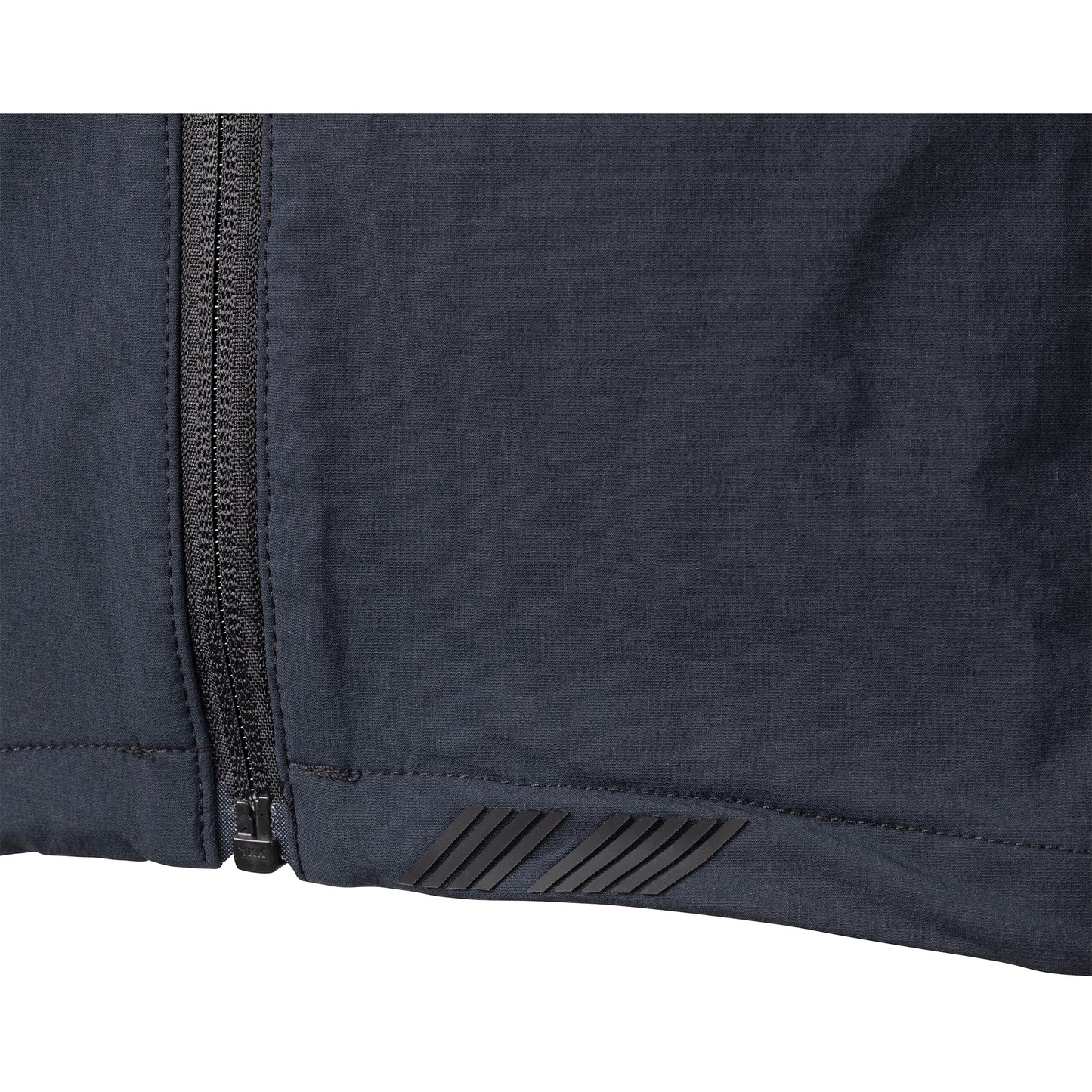 45NRTH Naughtvind Vest front view detail of zipper