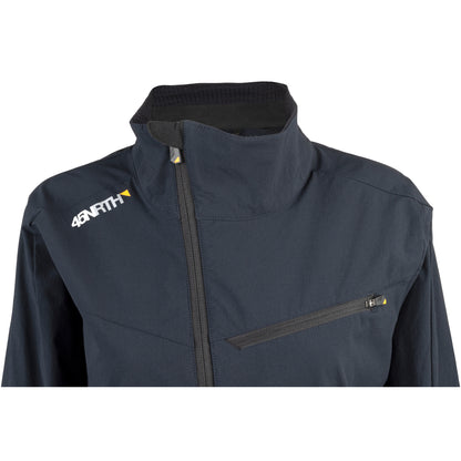 45NRTH Naughtvind Women's Jacket front view neck zipper closed detail