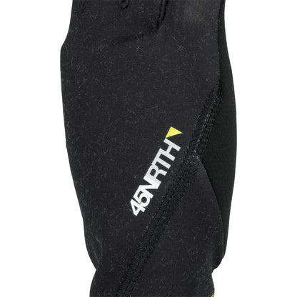 45NRTH Risor Liner Glove black back of hand close-up view