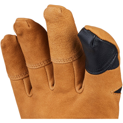 45NRTH Sturmfist 5 Leather Glove fingertip detail view