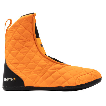 45nrth Wolvhammer Cycling Boot Liner - Orange - Side view