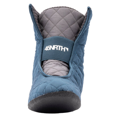 45nrth Wolvhammer Cycling Boot Liner - Slate - Front tongue view