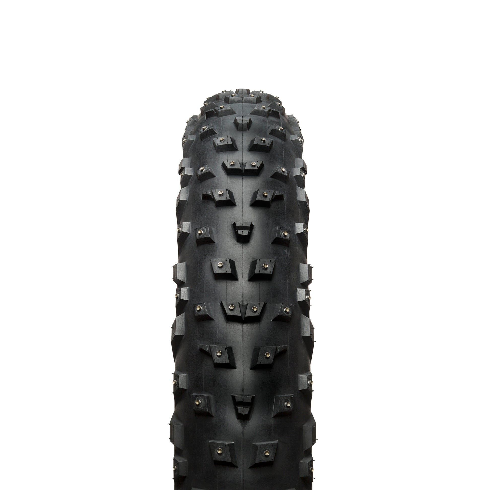 45NRTH Wrathchild Fat Tire Studded straight-on view showing tread