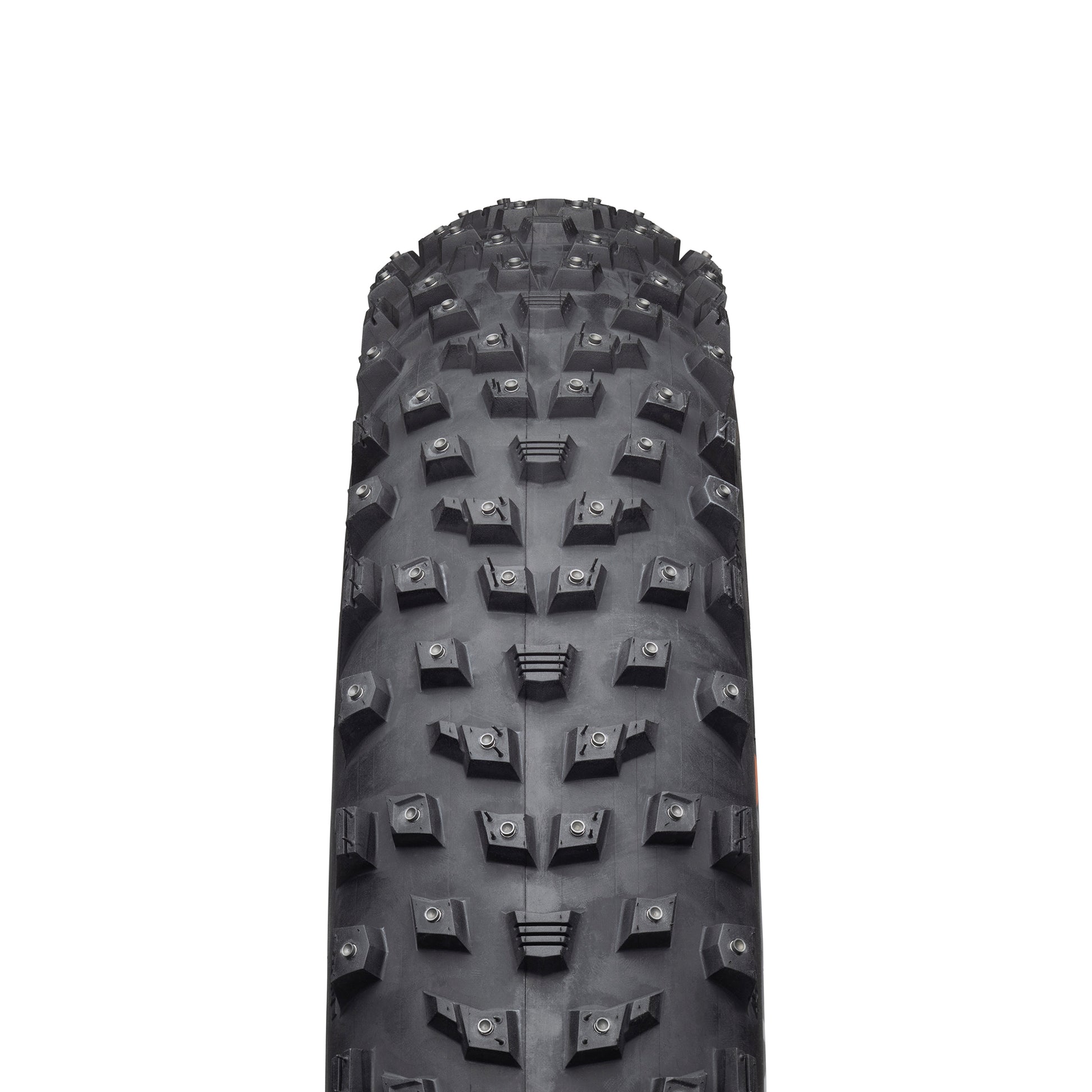 45NRTH Wrahlorde Studded Fat Tire straight-on view showing tread