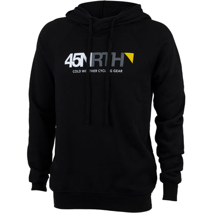 45nrth Logo Pullover Hoodie - black - front view