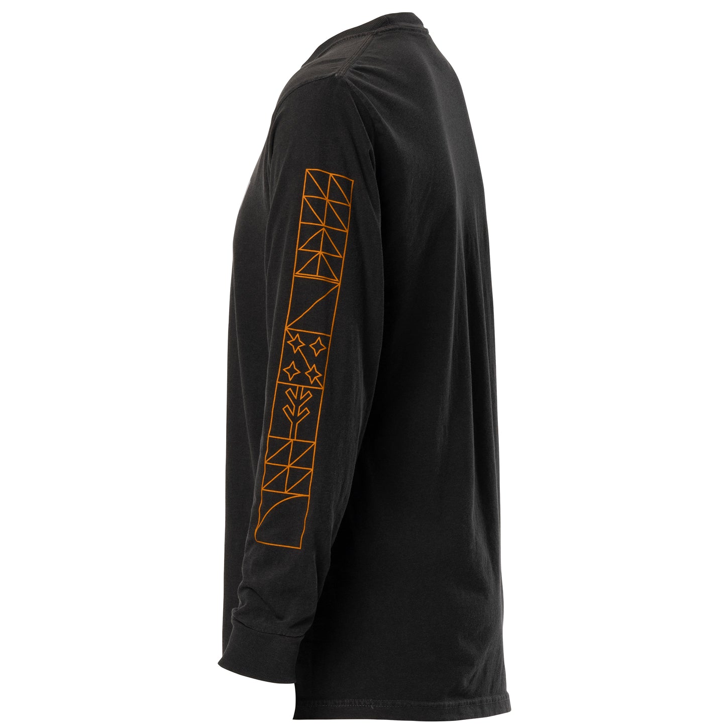 45nrth Winter We're Here for It Long Sleeve Shirt - Black - Side View
