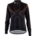45nrth Women's Decade Jersey - Black/Multi-Color - Front view
