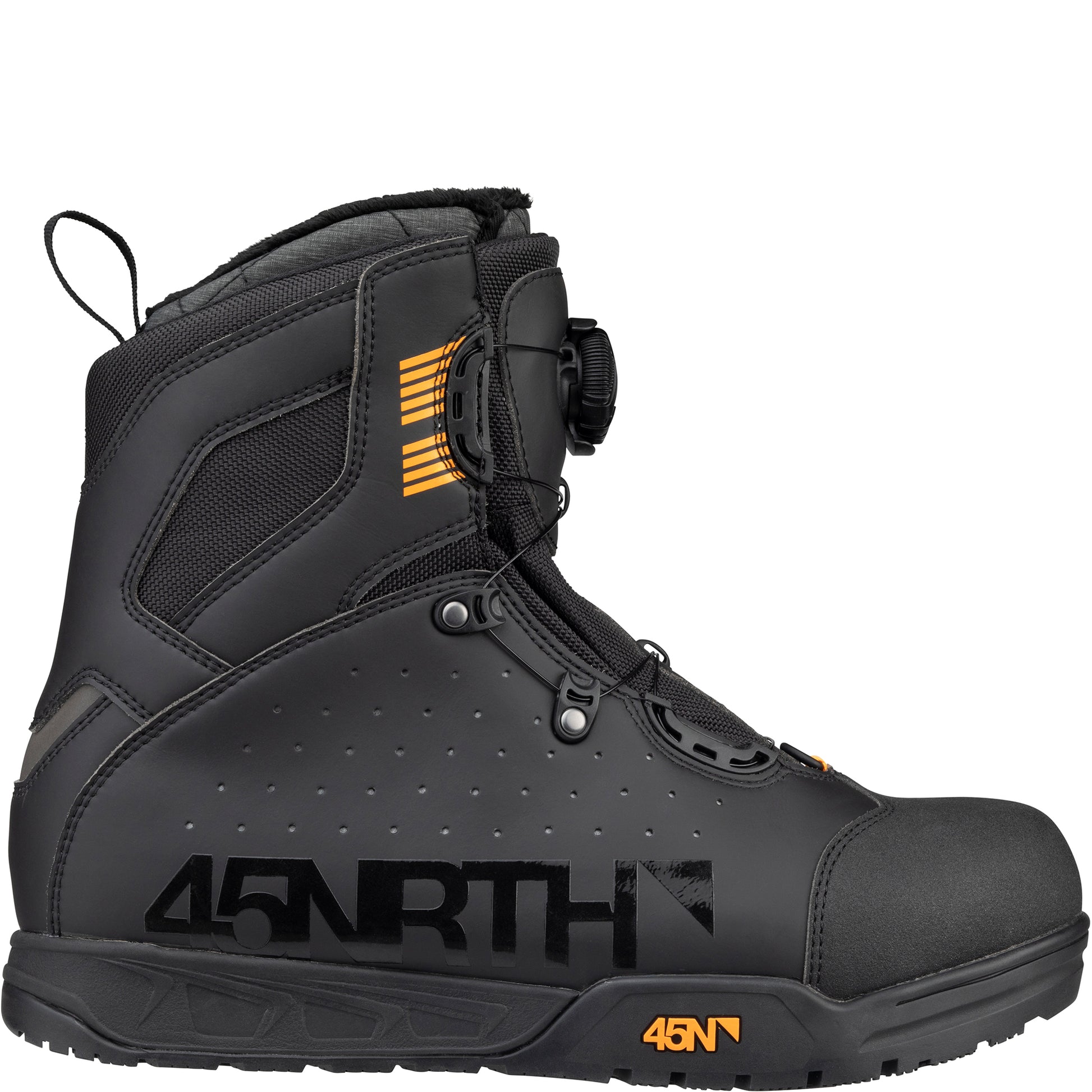 45nrth Wolvhammer Cycling Boot - Black - Side view