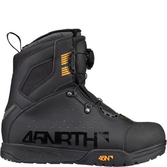 45nrth Wolvhammer Cycling Boot - Black - Side view