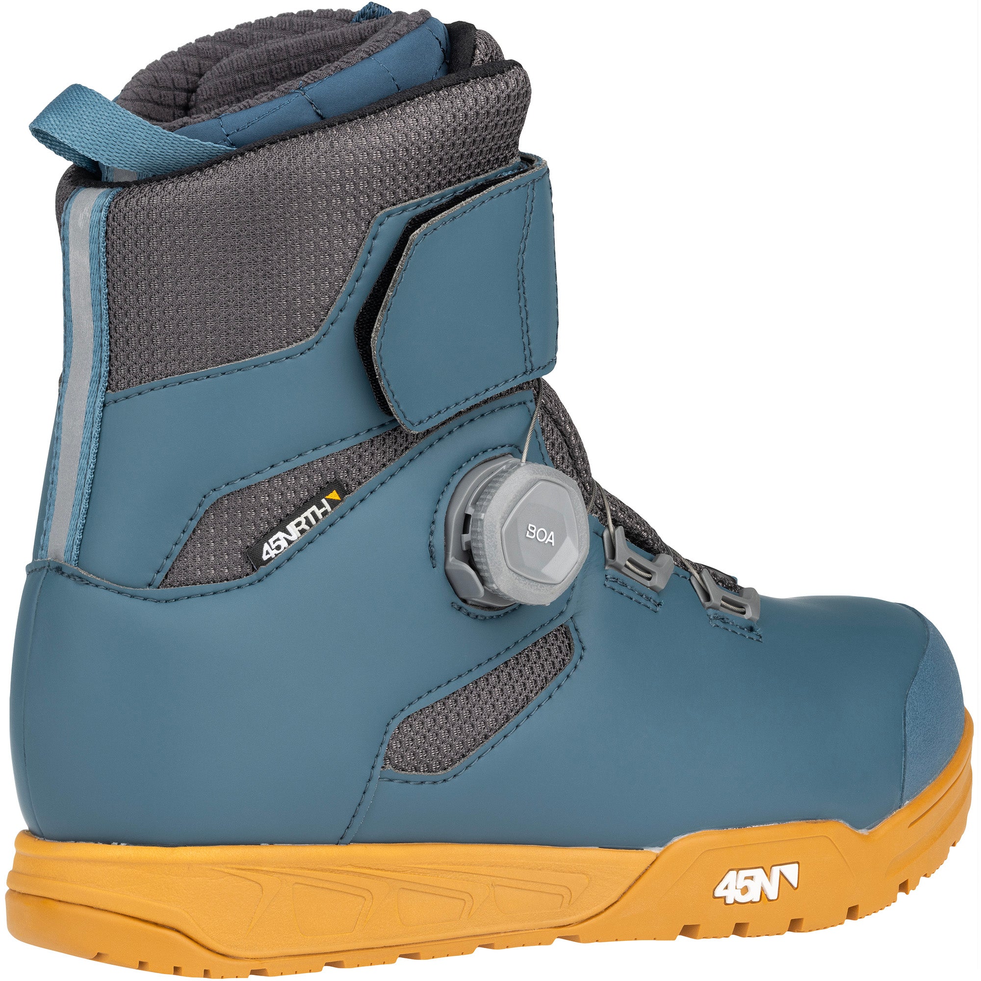 45nrth Wolvhammer Cycling Boot - Slate - Rear three quarter view